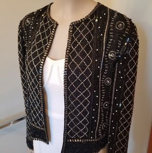 Silk Sequin Jacket